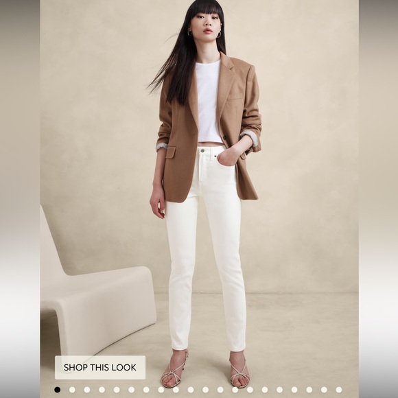 Banana Republic Denim - Women’s Banana Republic Sculpt Skinny White Jeans, size 26/2